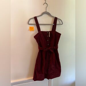 Abercrombie and Fitch mini romper with belt and pockets